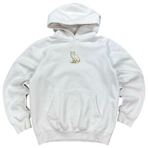 OVO October's Very Own Hoodie Men's Small White Staff Gold Owl Pullover Canada